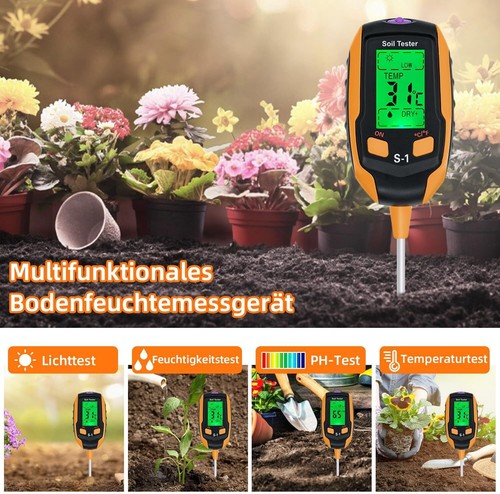 4in1 bodenmessgerät mit - 4in1,