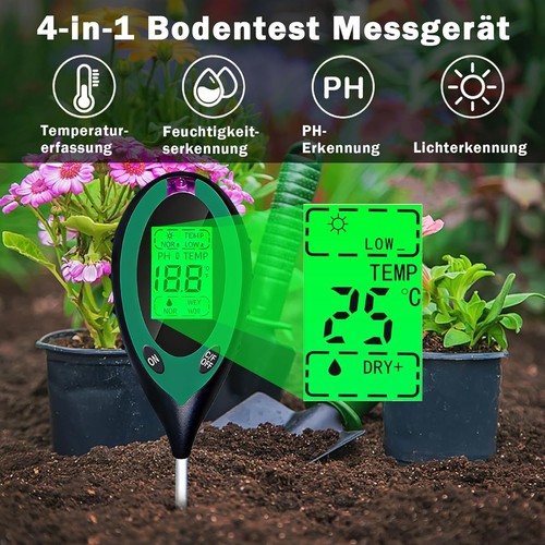 4in1 bodentester messgerät - 4in1, ph