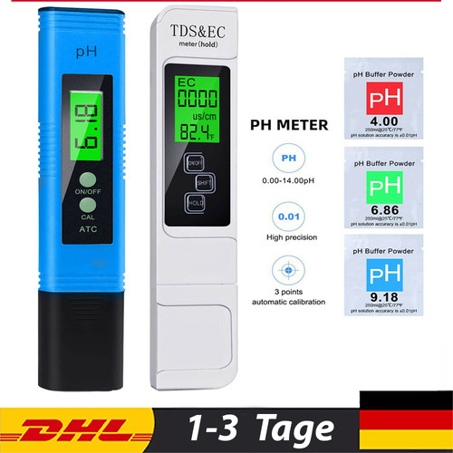 Messgerät digital tds ec - ph, messgerät,