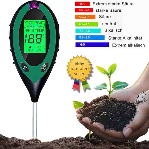 Digital bodentester - 4-in-1, –