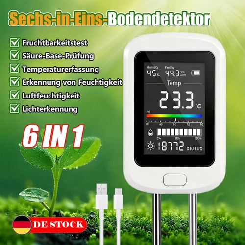 Bodentester 1 messgerät - 6-in-1,